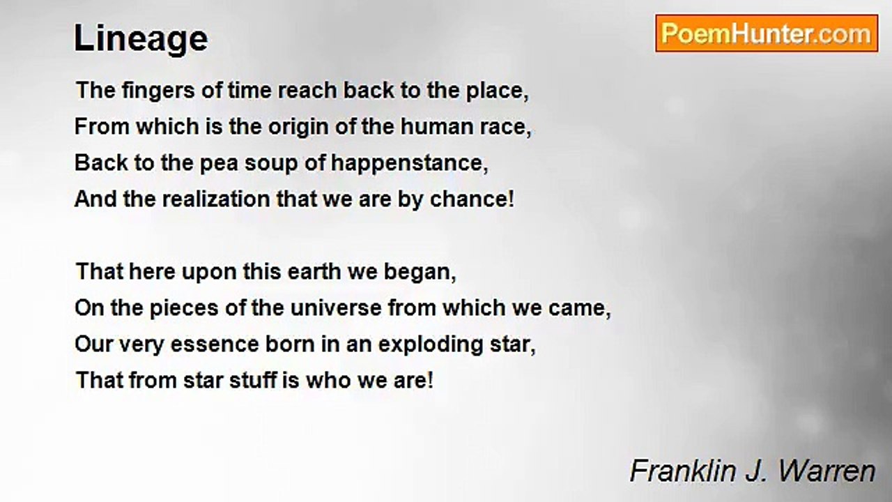 Franklin J. Warren - Lineage