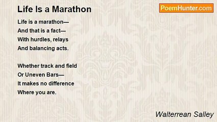 Walterrean Salley - Life Is a Marathon