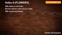 Saheb Mohapatra - Haiku-4 (FLOWERS)