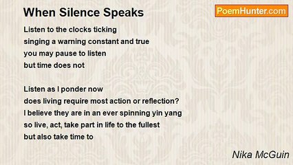 Nika McGuin - When Silence Speaks