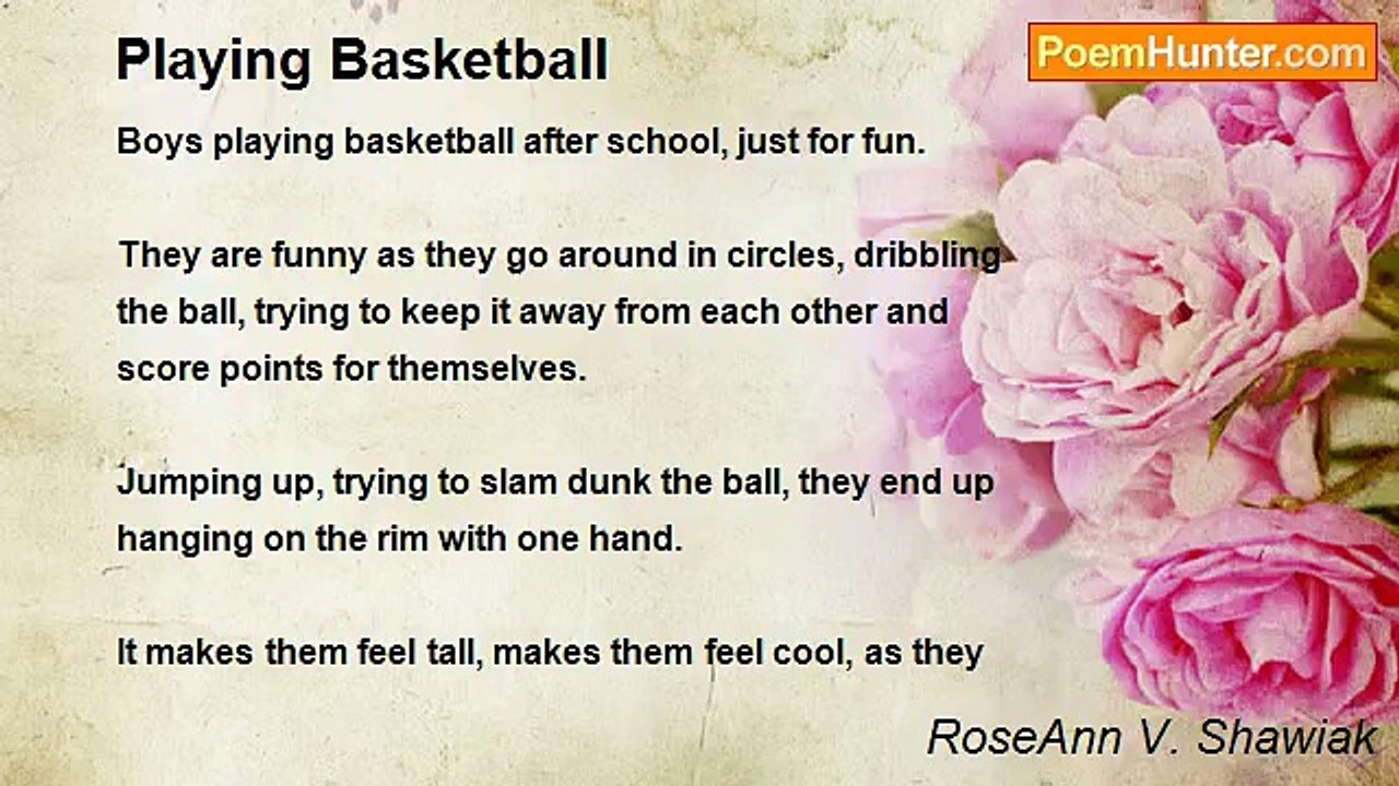 RoseAnn V. Shawiak - Playing Basketball