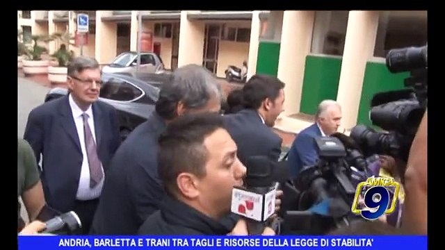 Andria, Barletta e Trani tra tagli e risorse della Legge di Stabilità