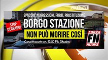 CORTEO PER BORGO STAZIONE, CITTA' BLINDATA