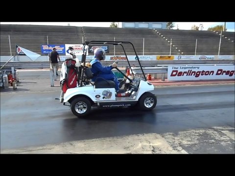 Voiture de golf la plus rapide du monde : 150 km/h! Record du monde battu...