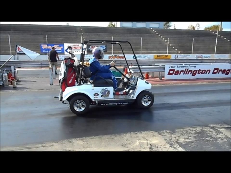 Voiture de golf la plus rapide du monde : 150 km/h! Record du monde battu...
