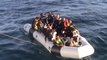 Lastik Botları Batan Kaçakları Sahil Güvenlik Kurtardı
