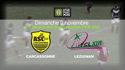 Carcassonne contre Lézignan en direct Dimanche 9 novembre 2014 à 15h50