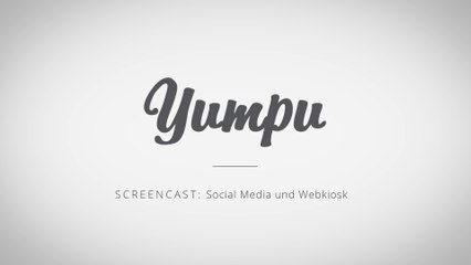 Screencast - Wie verbinde ich meine Social Media Profile mit dem WEBKiosk