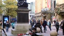 musician at saint annes square manchesteruk