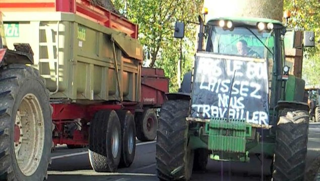 Beauvais : Face à face musclé entre agriculteurs et gendarmes