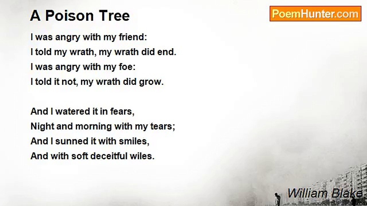 William Blake - A Poison Tree