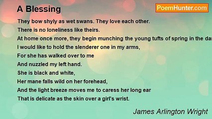 James Arlington Wright - A Blessing