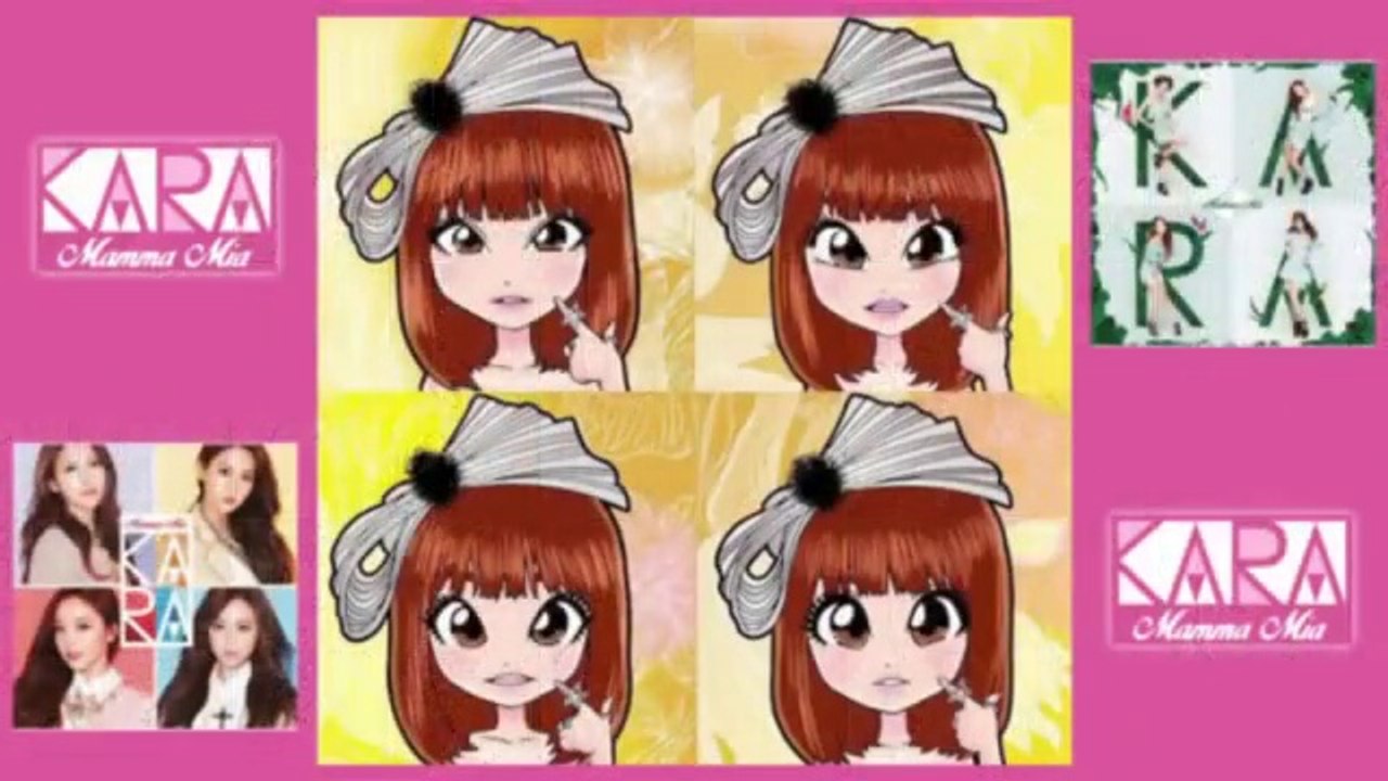 【アミリー10歳】 KARA ／ マンマミーア！を歌って踊ってみた ♪