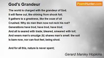 Gerard Manley Hopkins - God's Grandeur