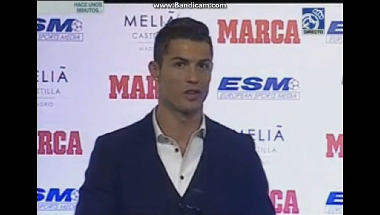 Cristiano Ronaldo Recibe Tercera Bota De Oro 2013/2014