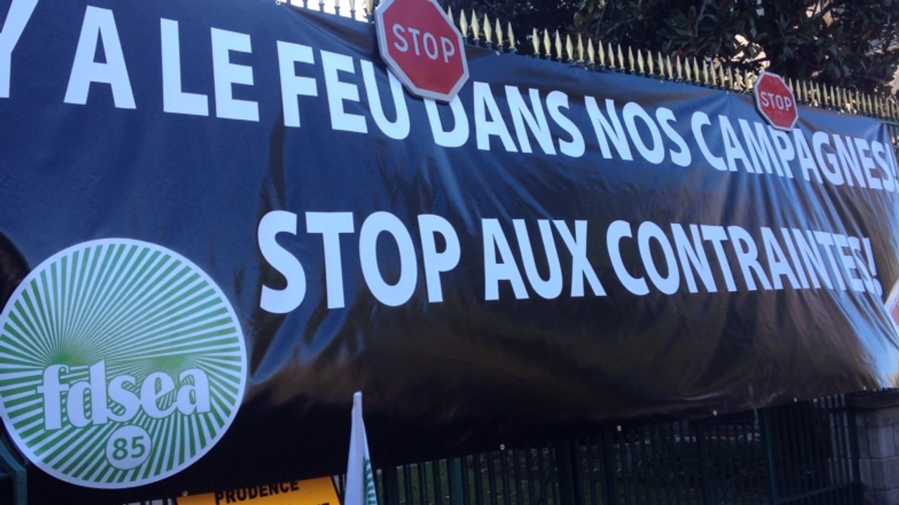 Manifestation des agriculteurs de Vendée