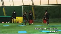 Mastour - El Shaarawy_ freestyle football juggling in Milanello _ AC Milan Official