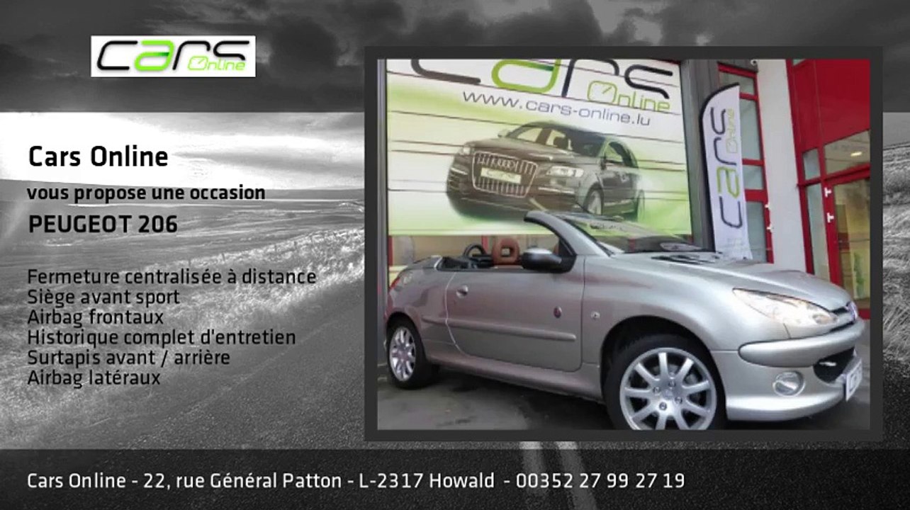 Annonce Occasion PEUGEOT 206 CC 1.6 16V 110 ROLAND GARROS BVA