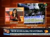 Continúan movilizaciones estudiantiles a favor de caso Ayotzinapa