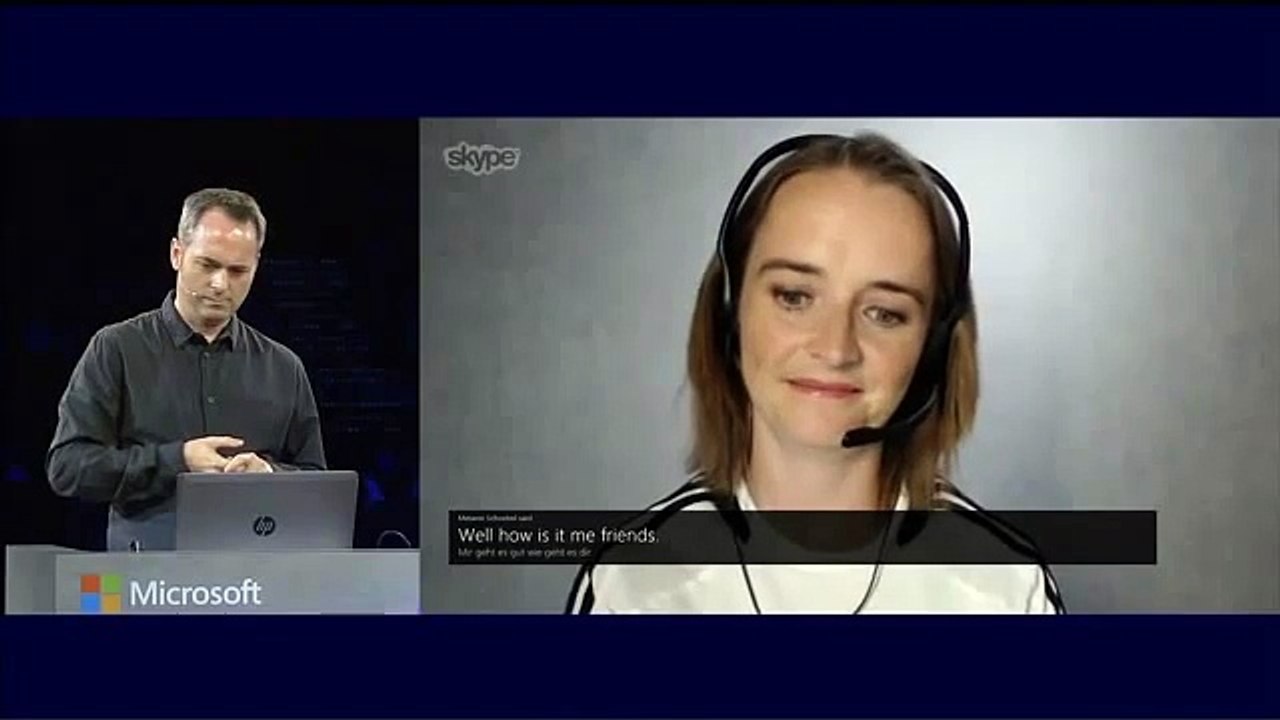 Démonstration de Skype Translator