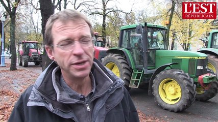 Manifestation des agriculteurs à Nancy