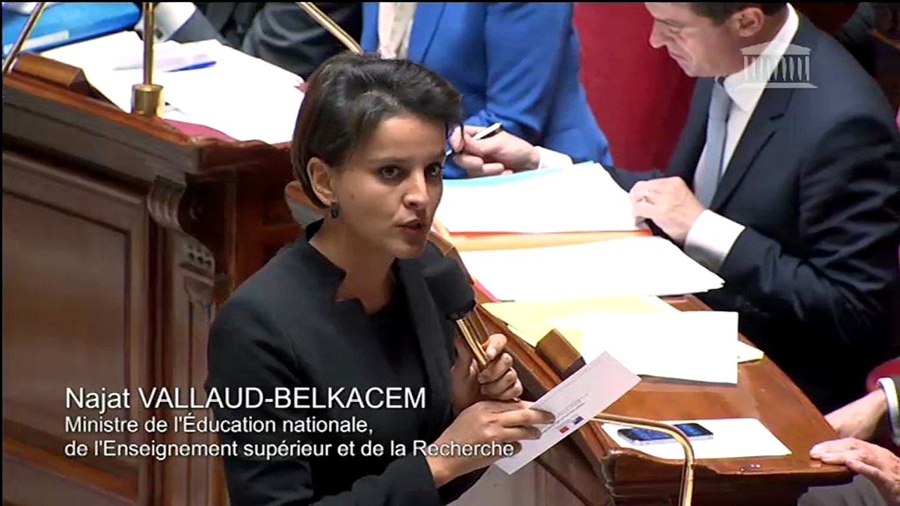 Laïcité et sorties scolaires : Question au Gouvernement et réponse de Najat Vallaud-Belkacem