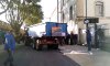 Les agriculteurs ont déversé un camion de courges dans Avignon
