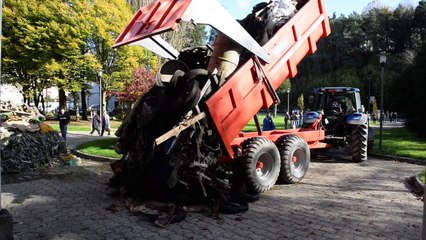 Colère des agriculteurs dans la Manche