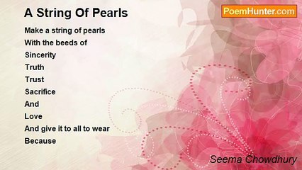 Seema Chowdhury - A String Of Pearls