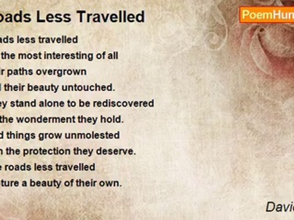 David Harris - Roads Less Travelled