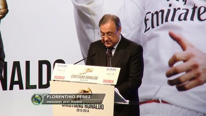 Florentino Pérez: "Cristiano es el heredero de Di Stéfano"