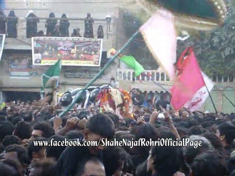 9th Moharam ul Haram Tazia Karbala e Moula Rohri 2015