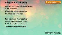 Margaret Kollmer - Ginger Hair (Lyric)