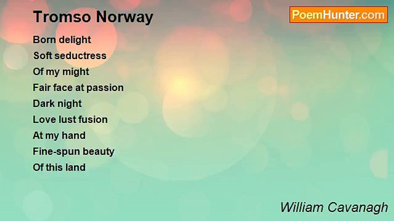 William Cavanagh - Tromso Norway