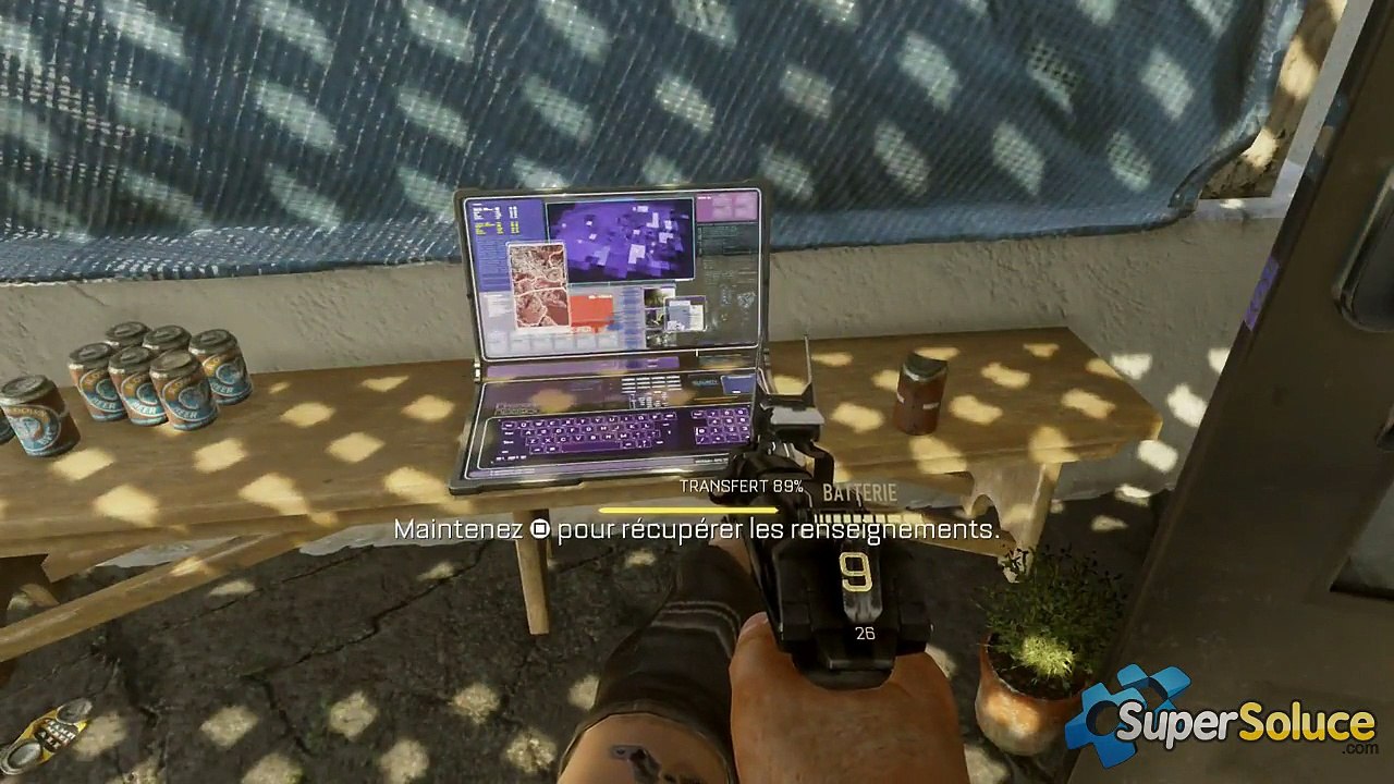 Call of Duty : Advanced Warfare - Emplacement des renseignements de la mission 06 \"Chasse à l'Homme\"