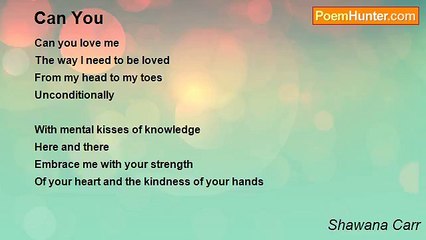 Shawana Carr - Can You