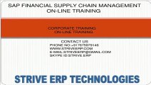 SAP FSCM ONLINE TRAINING.MATERIALS - STRIVE ERP TECHNOLOGIES