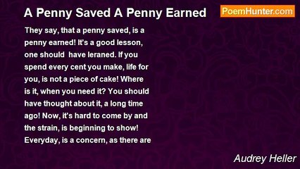 Audrey Heller - A Penny Saved A Penny Earned