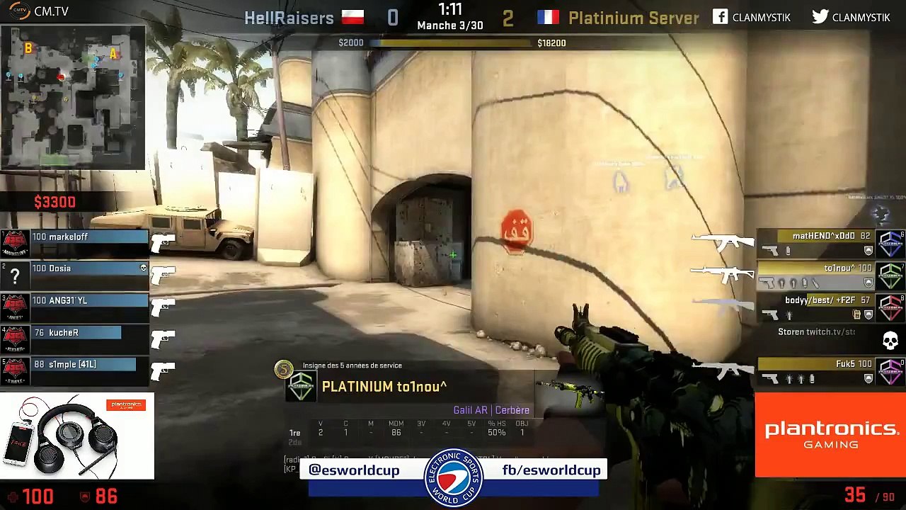 HellRaisers vs Team Platinium CM.TV ESWC World 2014