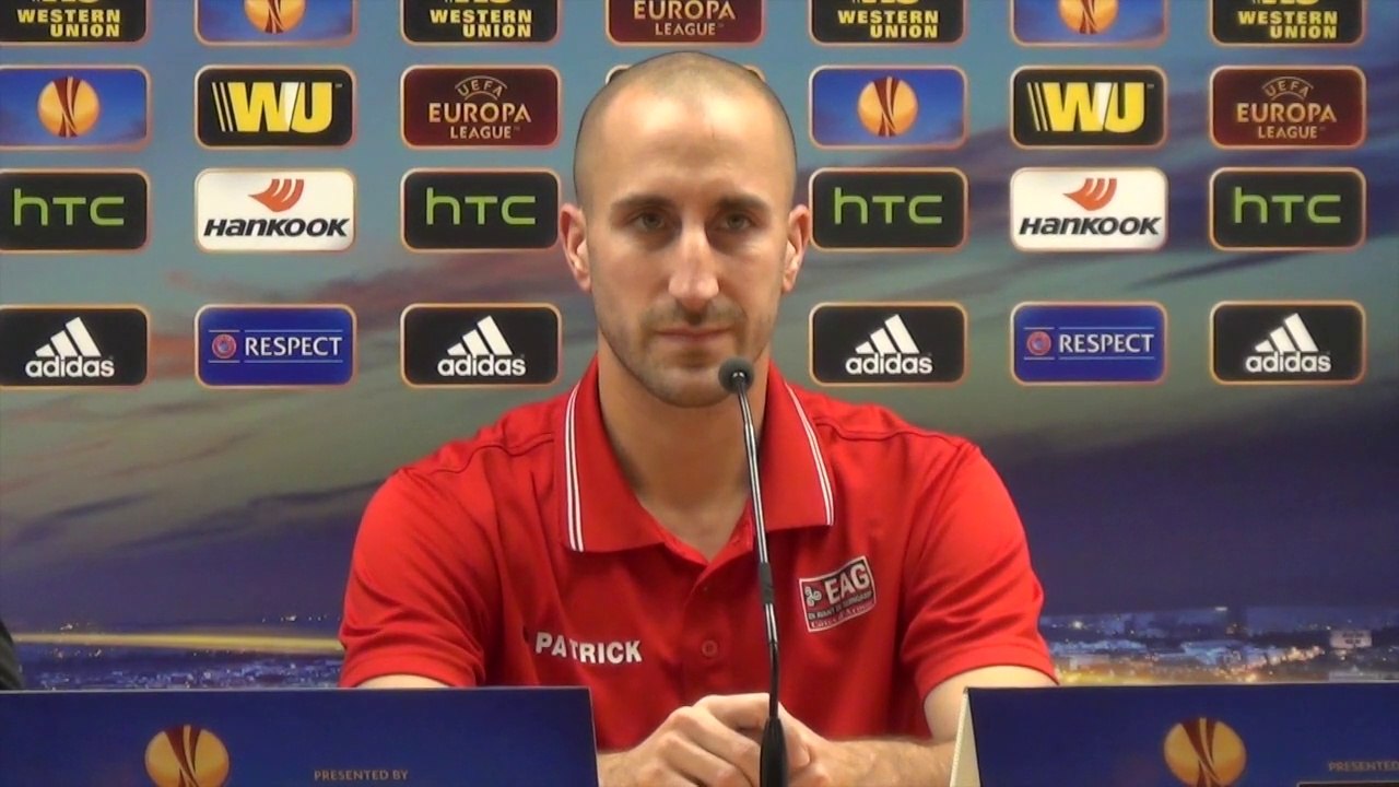 EAG-MINSK: Lionel Mathis en conférence de presse d'avant match