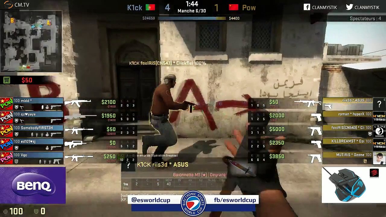 k1ck vs pow CM.TV ESWC World 2014