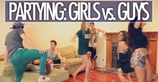 Partying Girls Vs. Guys