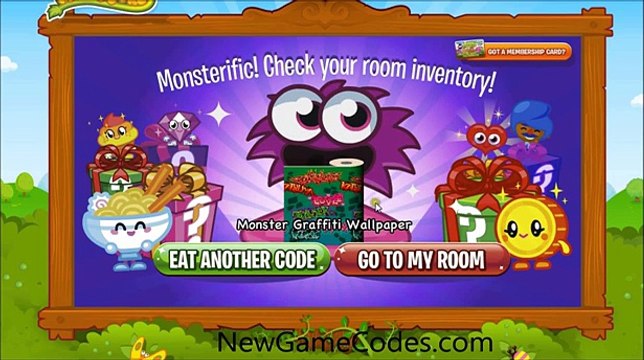 Moshi Monsters Secret Codes November 2014