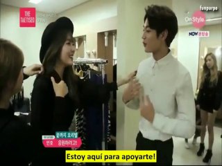 Minho en camerino de TAETISEO