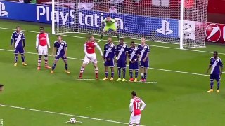 Alexis Sanchez Amazing Goal   Arsenal 2 0 Anderlecht Champions League 2014