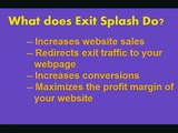 Exit Splash  Web Page Exit Software