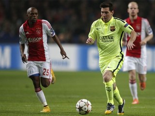 But de Messi face à l'Ajax vs Barcelona 0-1