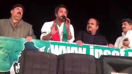 Famous TV Actor Kashif Mahmood's heartfelt speech and tribute to Imran Khan at Azadi Square