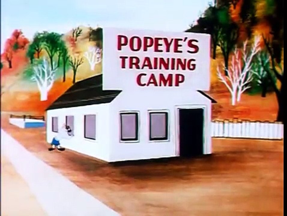 Popeye - Out to Punch (1956)  Classic Animated Cartoon
