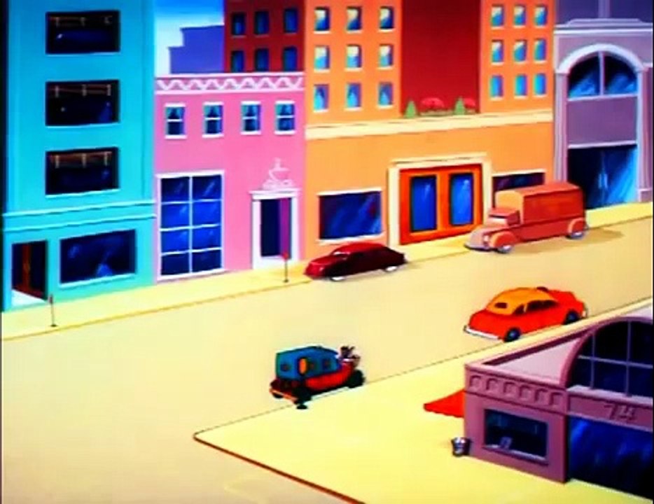 Popeye - Taxi-Turvy (1954)  Classic Animated Cartoon